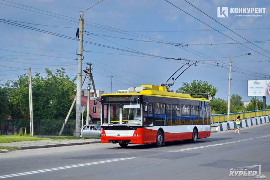 Луцький «Богдан» продемонстрував нові тролейбуси для Одеси