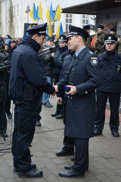Патрульні поліцейські Луцька присягнули на вірність