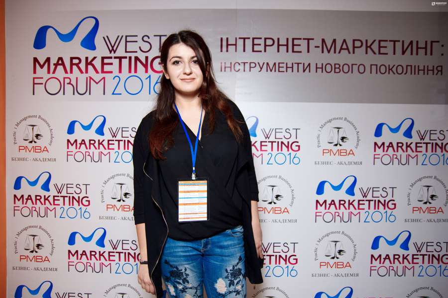 Анна Шахдінарян на West Marketing Forum 2016 у Луцьку