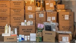 На Волинь намагалися провезти корейську косметику на понад мільйон гривень (фото)
