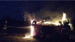 На Волині вночі сталися дві пожежі (фото)