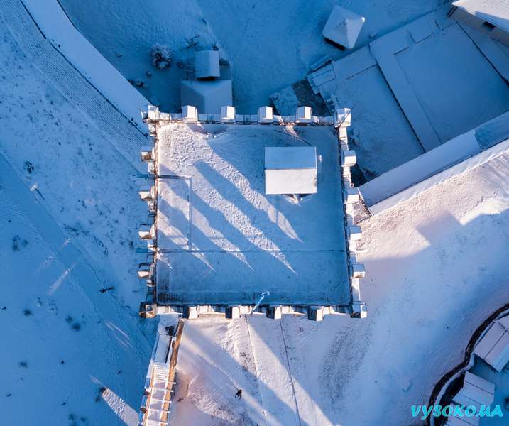 Казка: зимовий Луцьк показали з висоти (фото)
