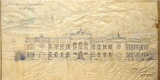 Музей у Луцьку, який не збудували 100 років тому: показали ескіз задуманої будівлі (фото)