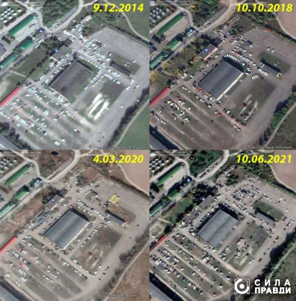 Супутникові знімки ділянки авторинку на Єршова, 6 у Луцьку із «Google Earth».
