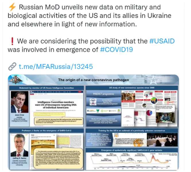 Twitter заморозив офіційний акаунт МЗС росії англійською мовою