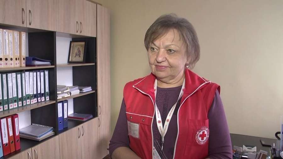 Голова луцької організації Червоного Хреста Емілія Матвійчук