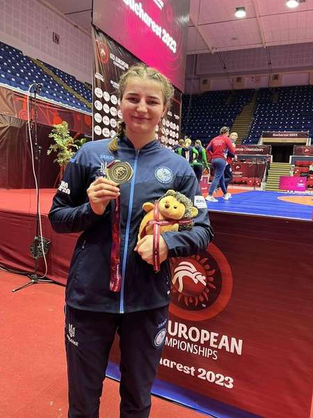 Волинська борчиня стала переможницею на чемпіонаті Європи (фото)