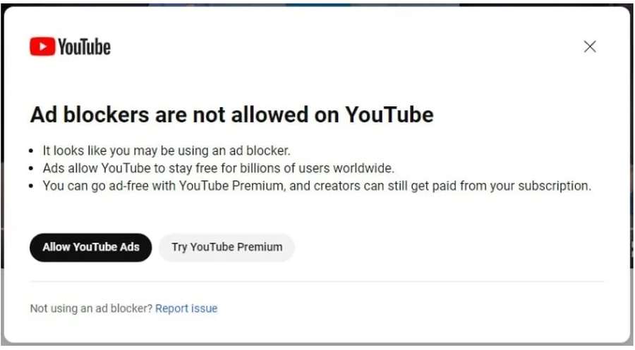 YouTube оголошує війну блокувальникам реклами