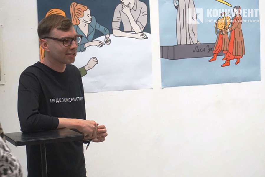 «Зробимо Лесю великою знову»: у Луцьку презентували художню виставку (фото, відео)