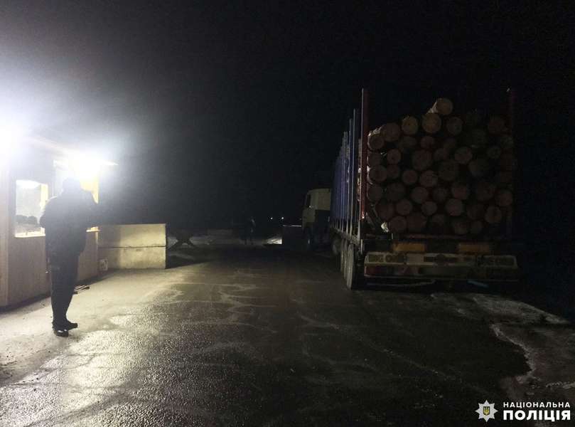 На Рівненщині зловили волинянина з повним МАЗом «лівої» деревини (фото)