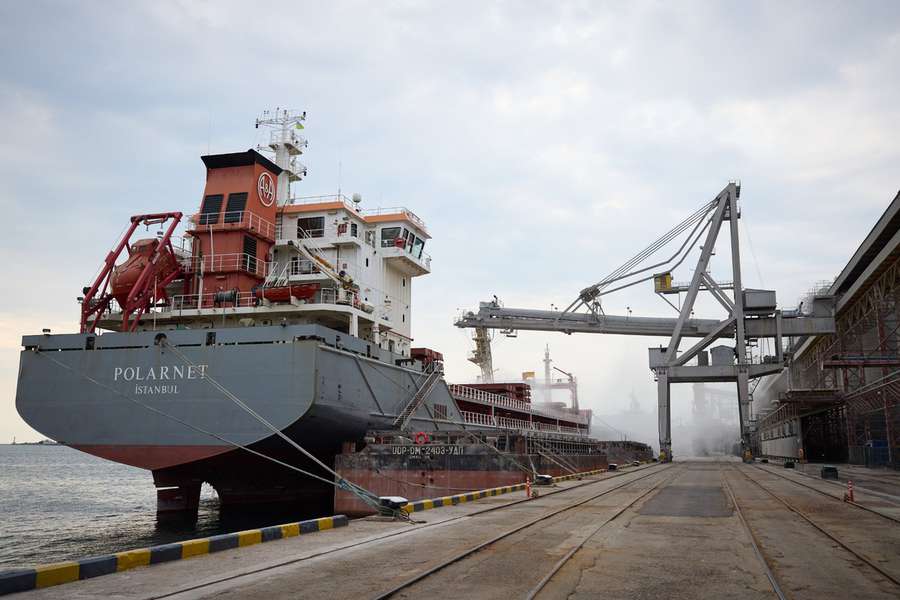 Зеленський у Чорноморську чекає на початок експорту зерна (фото, відео)