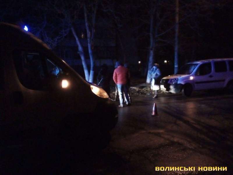 У новорічну ніч у Луцьку збили пішохода (фото)
