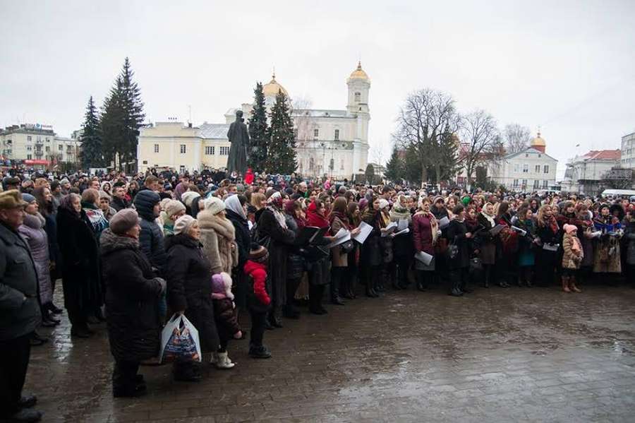 Протестанти Луцька відсвяткували Різдво (фото)