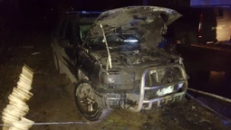 У Луцьку згоріло авто волинського активіста (фото, оновлено) 