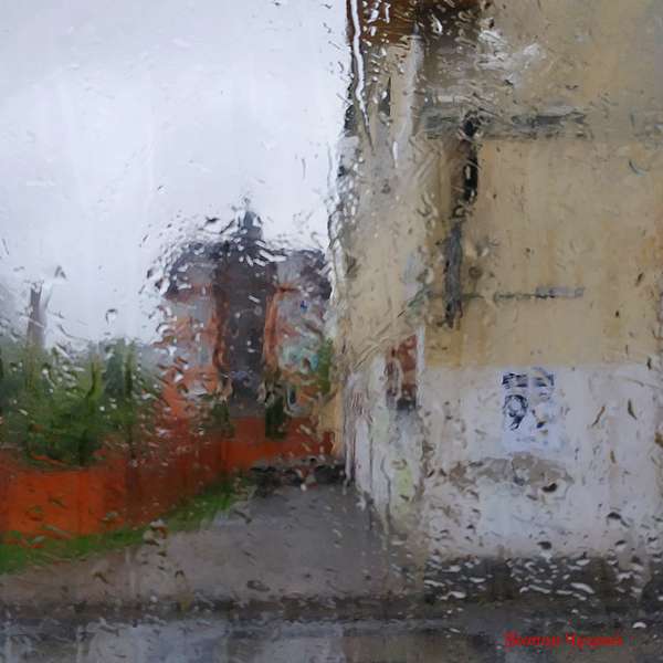 Луцький фотохудожник показав місто крізь дощ