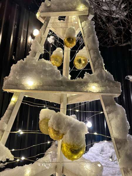Сніг, бурульки і гірлянди: магічний Любешів на зимових фото
