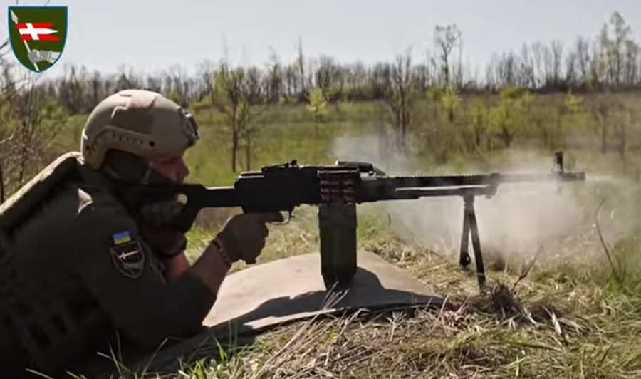 Волинські воїни затестили кулемети калібру 7,62 (відео)