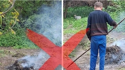У Луцьку муніципали оштрафували чоловіка за дим (фото)