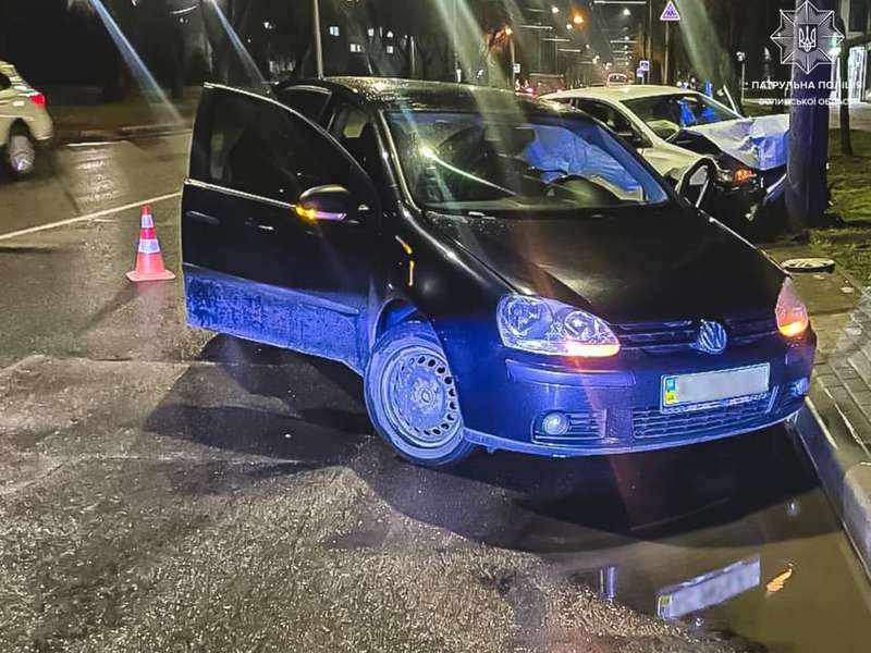 Водійка була п'яна: деталі вечірньої аварії на Молоді в Луцьку