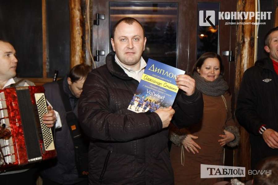 Кращий гравець турніру, директор компанії «Smart Logistics» Олександр Стасюк
