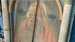 Під нею може бути інша ікона: на Волині на горищі храму знайшли Ікону XVIII століття (фото)