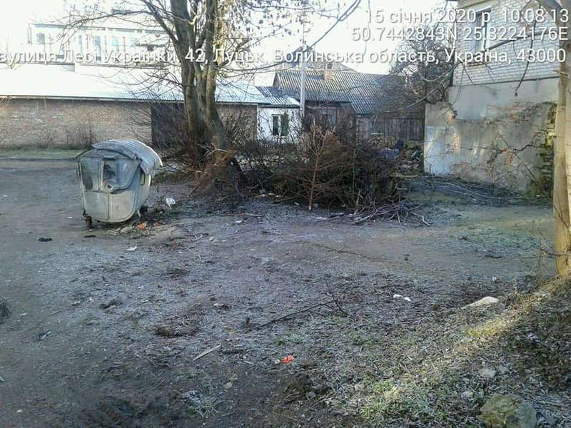 Купи гілля та сміття: у Луцьку виявили порушників благоустрою (фото)
