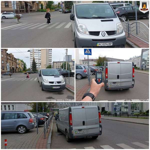 У Луцьку біля «драма» оштрафували водія буса, який став абияк (фото)