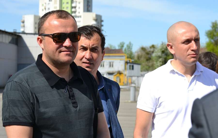 Депутати Петро Нестерук, Віктор Ящук та Микола Яручик (зліва направо)
