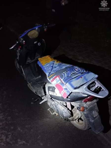 На Волині п'яний та «без прав» водій ганяв на мотоциклі (фото)