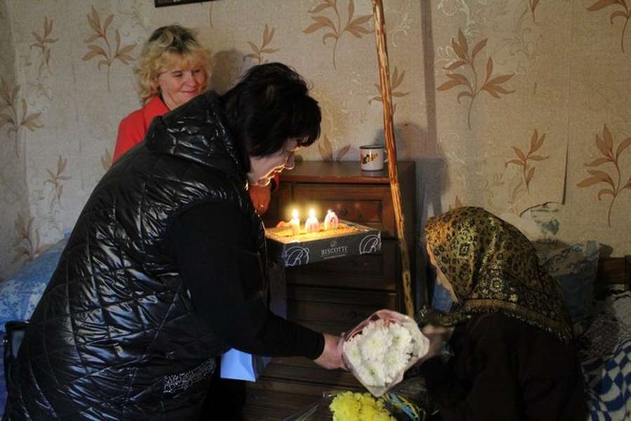 Жителька волинського селища відзначила 100-літній ювілей