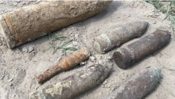 Ручна граната і п'ять снарядів: на Волині знайшли старі боєприпаси (фото)