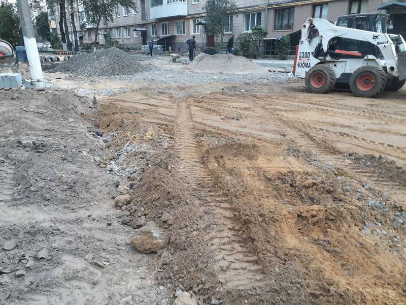 Показали, як у Луцьку ремонтують вулицю Наливайка (фото)