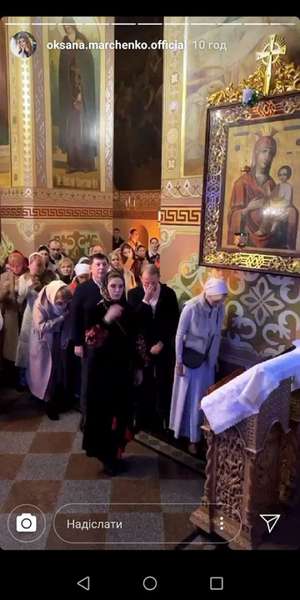 Разом із дружиною у Зимненському монастирі побував Медведчук (фото)
