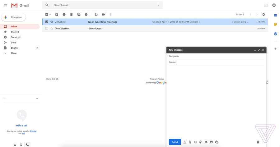 Google змінить дизайн Gmail (фото) 