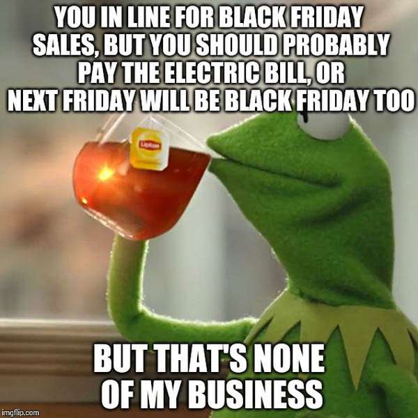 Весело про «чорну п'ятницю»: підбірка актуальних мемів із мережі