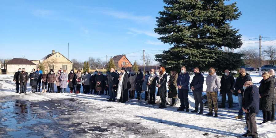 У селі Лище відкрили меморіальну дошку пам'яті Миколи Сорочука