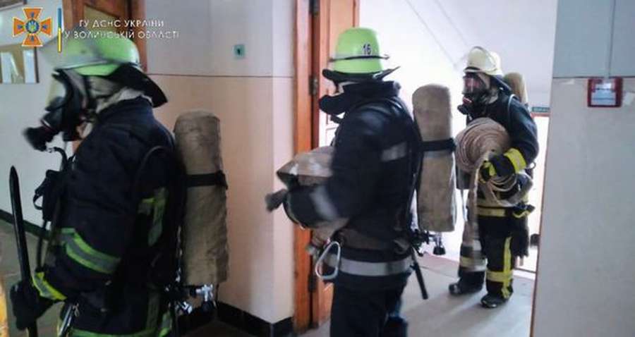 Зі Старовижівського ліцею евакуювали дітей та педагогів (фото)