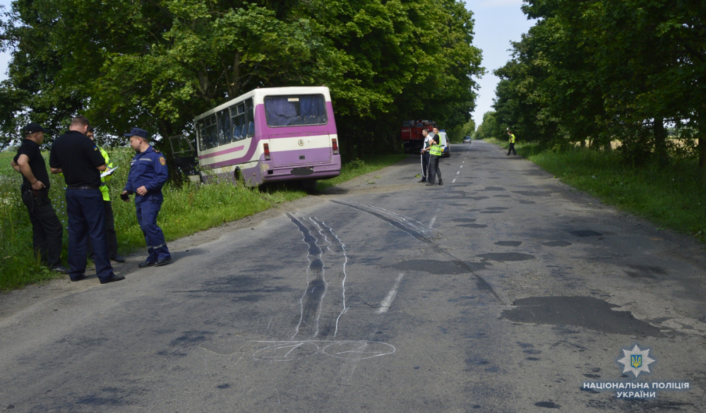 Аварія на Волині: постраждали семеро пасажирів автобуса