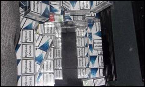 На Волинській митниці затримали більше 1 000 пачок сигарет