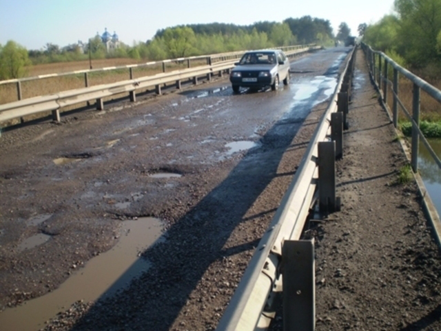 В Україні 50 % мостів – аварійні