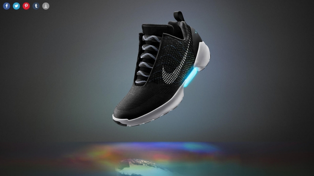 Nike представив кросівки, що самі зашнуровуються