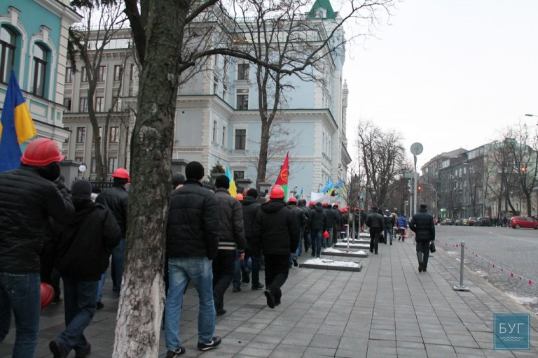 Мітинг волинських шахтарів у Києві завершився нічим