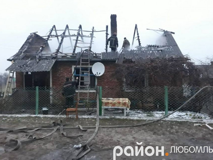 Любомльщина: сталася жахлива пожежа (фото)