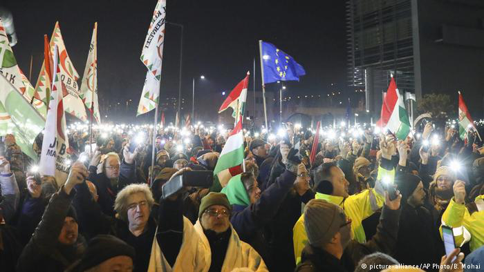 В Угорщині протестують проти «закону про рабство»