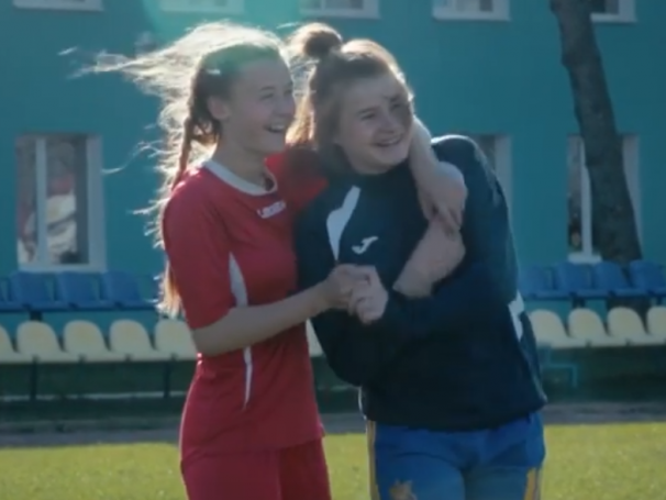 Жіноча футбольна команда Волині знялася у серіалі (відео)