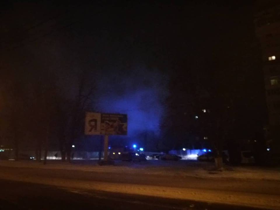 Луцьк: на Київському Майдані пожежа