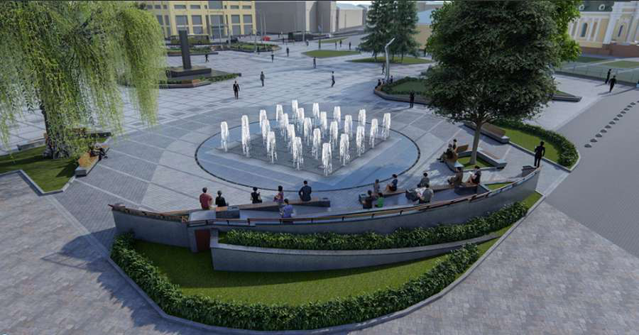 Проєкт фонтану в центрі Луцька можуть трохи змінити (відео)