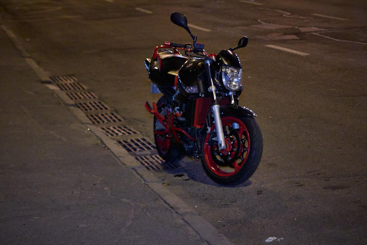 На Волині п’яний водій випав з мотоцикла перед поліцейським постом