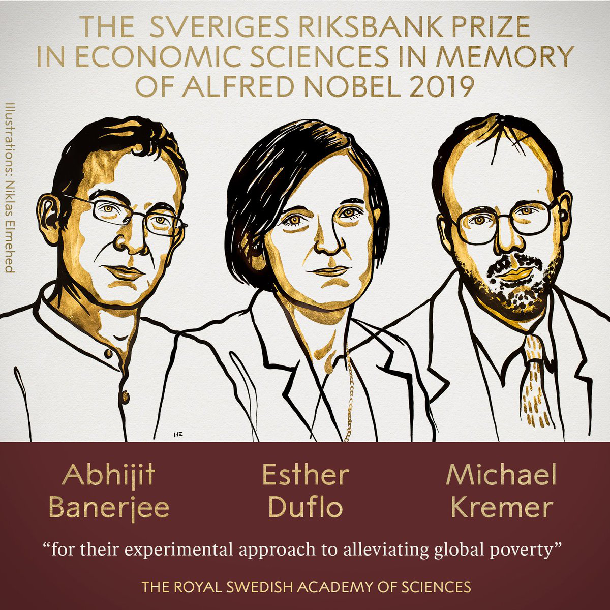 Нобелівську премію з економіки вручили за боротьбу з бідністю