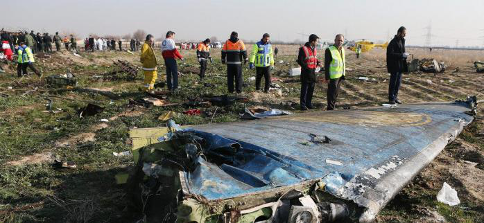 Авіакатастрофа в Ірані: посольство видалило інформацію про неможливість теракту
